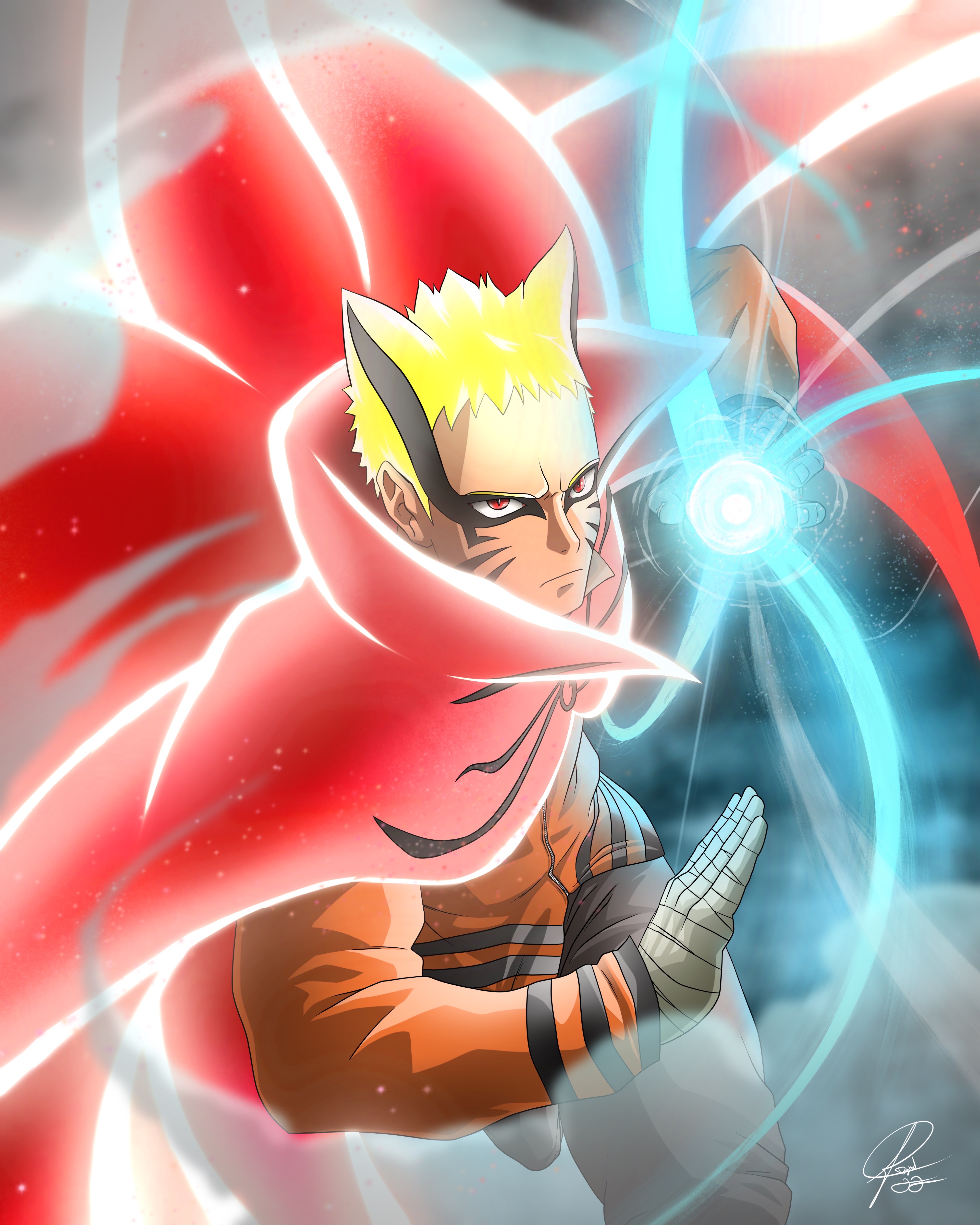 Baryon Mode Naruto Rasengan (Boruto) by AQDigital on DeviantArt