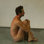 Crouching Nude Male