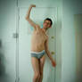 Underwear male pose