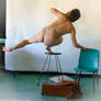 Flying Male Nude