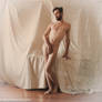 Nude Male Stock standing frontal modest