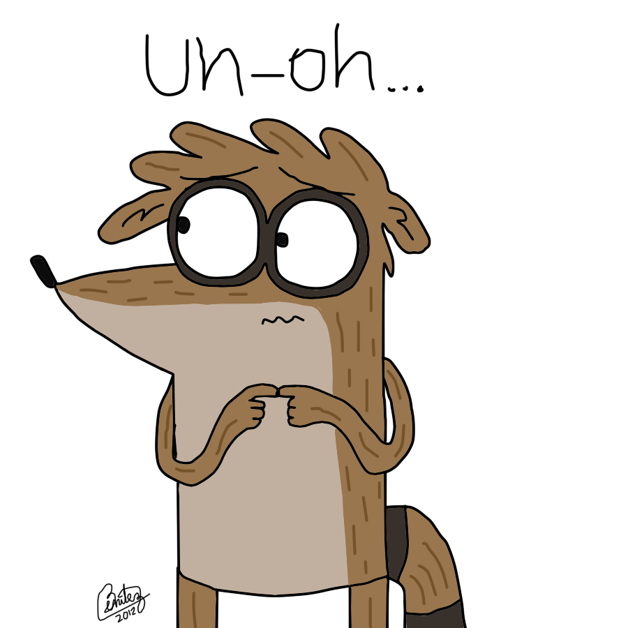 Uh Oh Rigby By RAB Arts On DeviantArt.