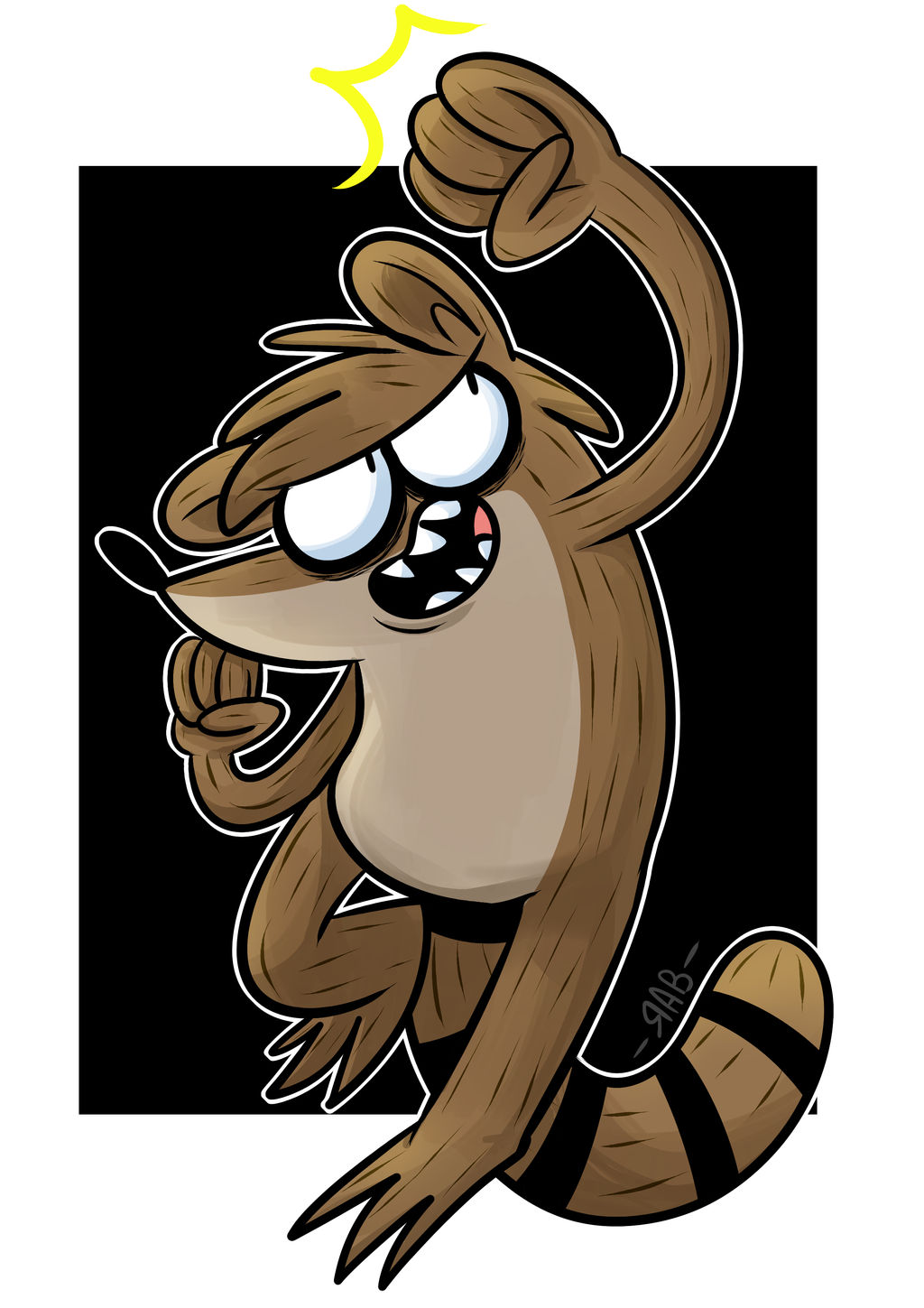 Rigby by RAB-Arts on DeviantArt