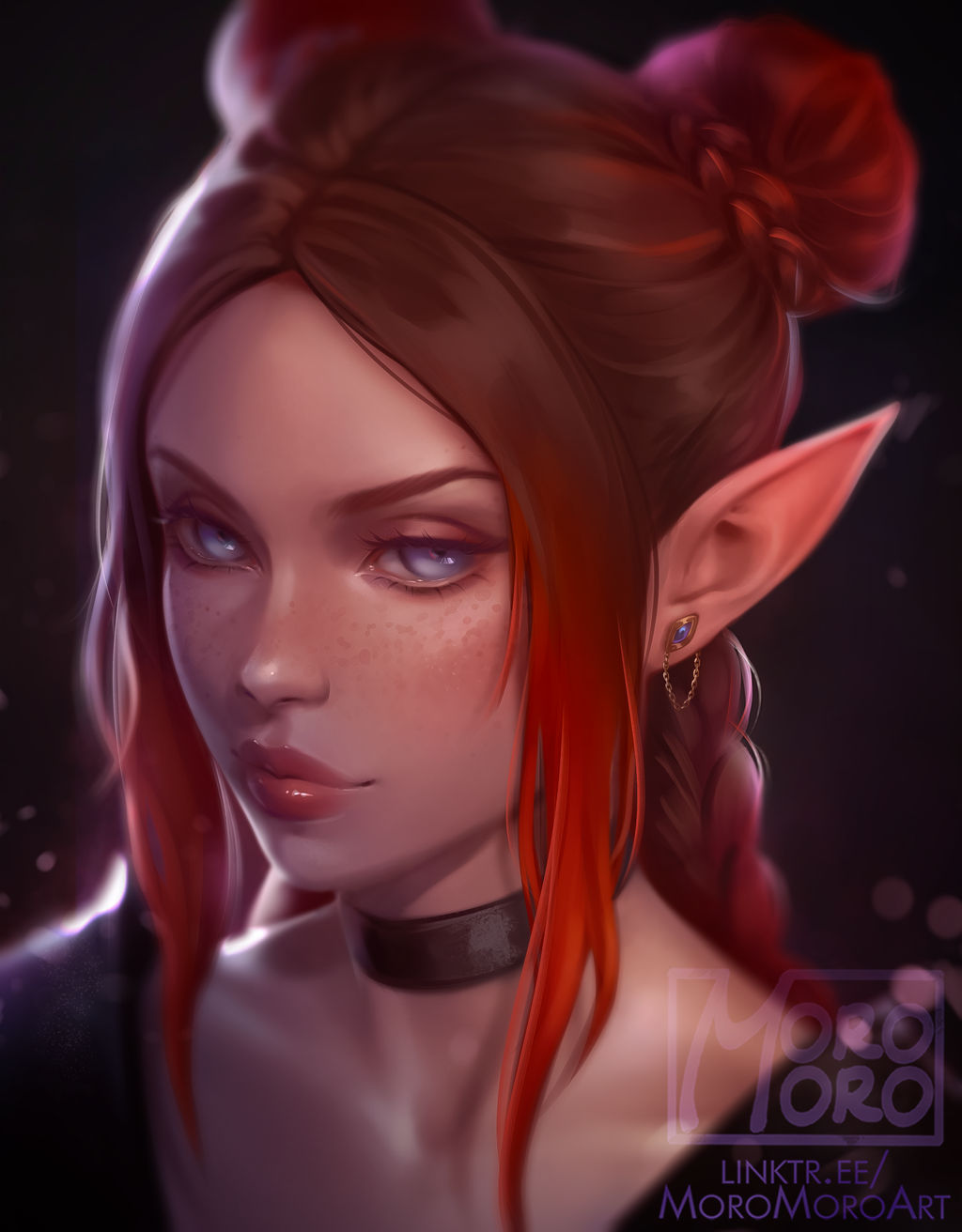 My BG3 character by MoroMoroArt on DeviantArt