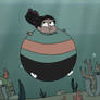 Frida Ball In Underwater