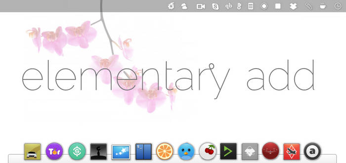 elementary add icons