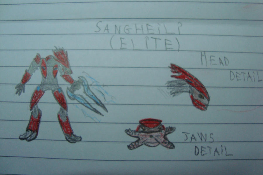 Halo Elite Sangheili draw