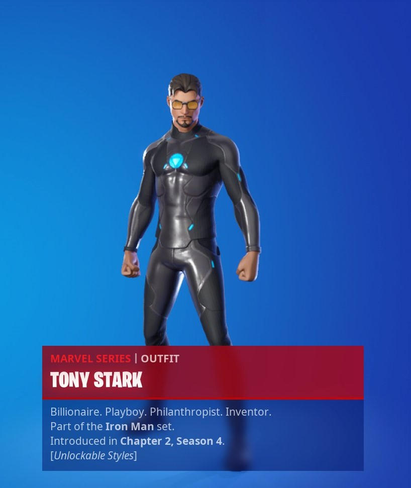 Fortnite Tony Stark Iron Man by xDarthRevanx on DeviantArt