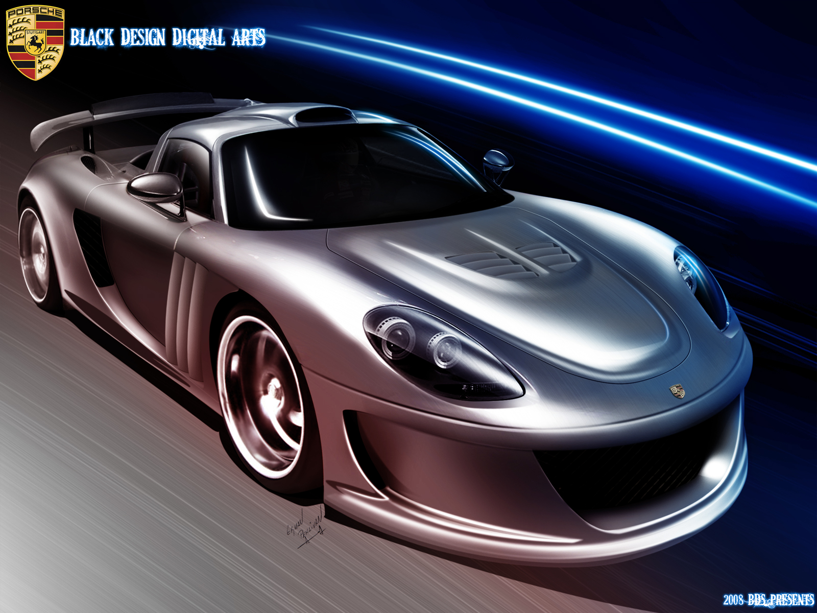 Porsche Carrera GT_Render