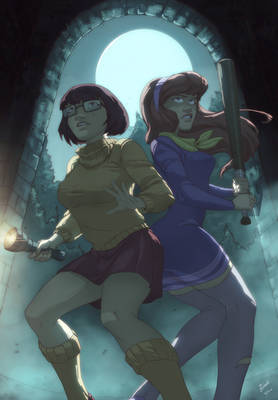 Mystery Inc :The girls _velma _daphne