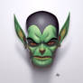 Skrull head mount