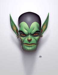 Skrull head mount