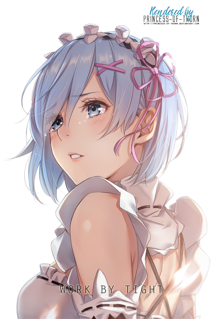 Deviantart Rem Rem Render #3 by Princess-of-Thorn on DeviantArt