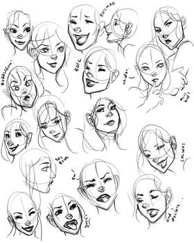 Facial Expressions practice 1