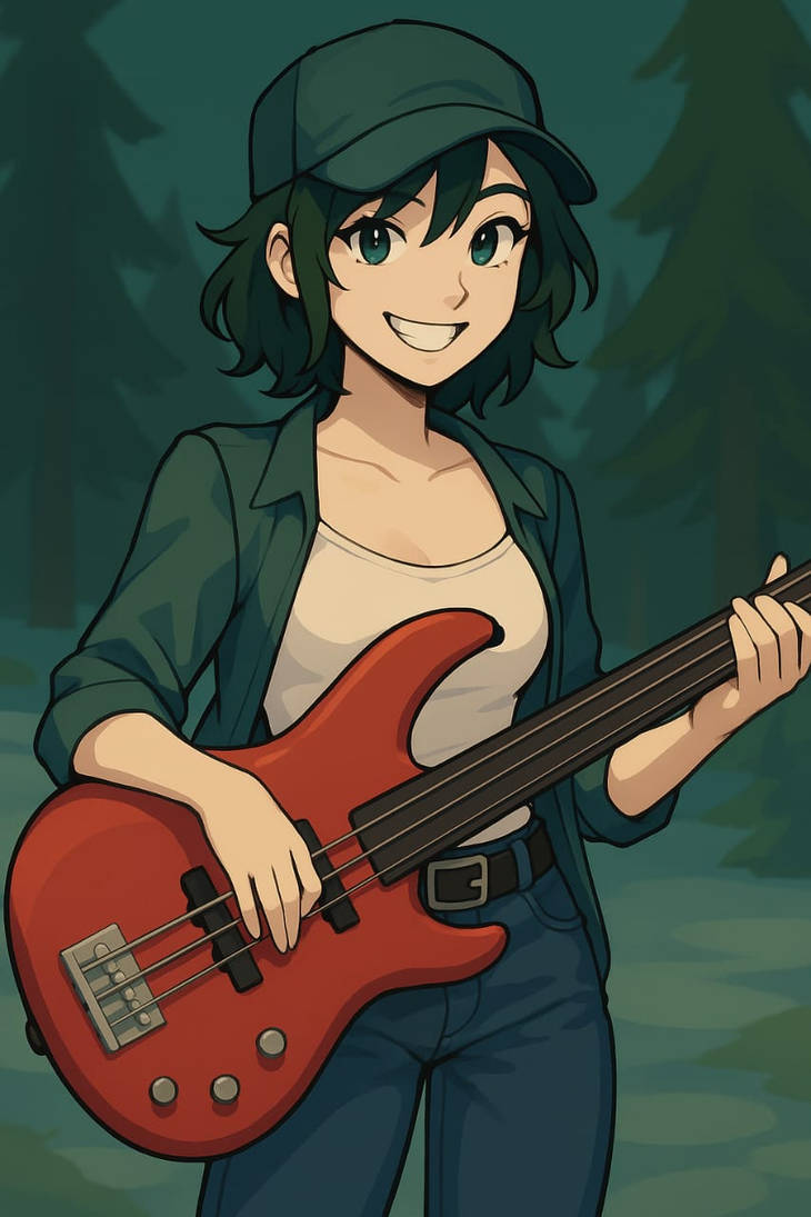 Deviantart Rocker Girl Rock girl by LafuerzaVerde27 on DeviantArt