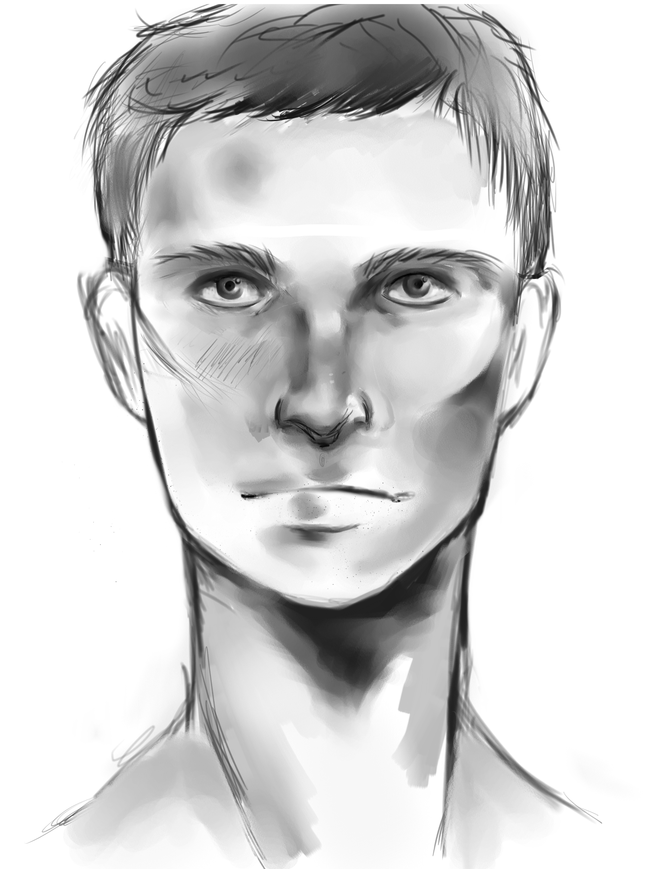 Basic Guy Sketch Guy sketch thing by Akirascrolls on DeviantArt