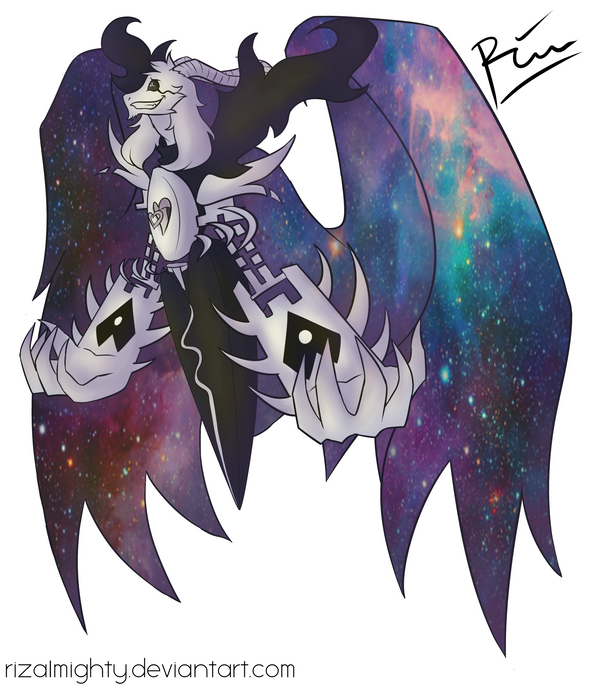 Hyperdeath God of Hyperdeath (Asriel Dreemurr) by RizAlmighty on DeviantArt