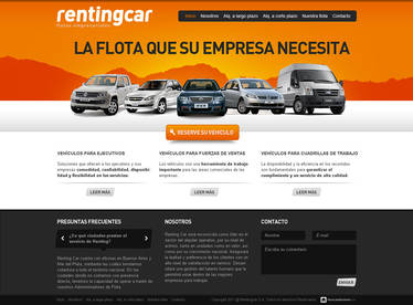 Car Renting Homepage