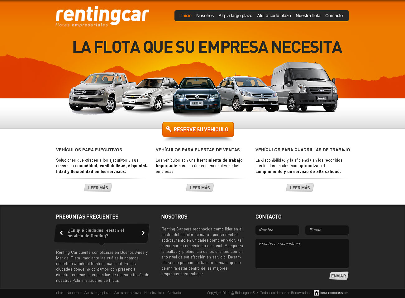 Car Renting Homepage