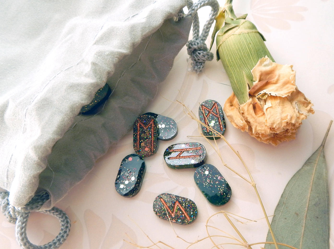 Earth Elemental Mini Rune Set by OdinsBeadHall on DeviantArt