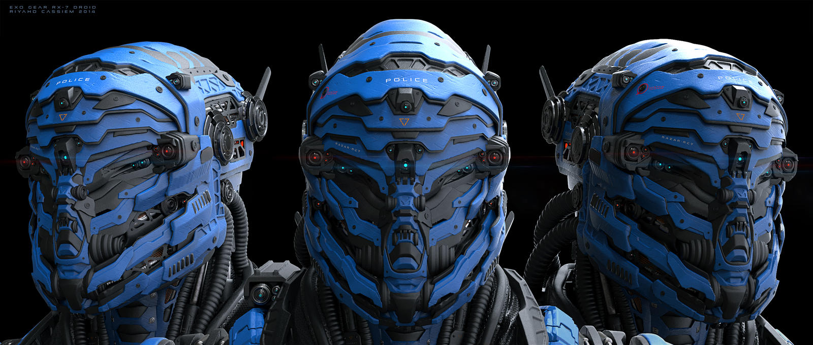 metro droid head design