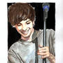 Louis Tomlinson watercolor