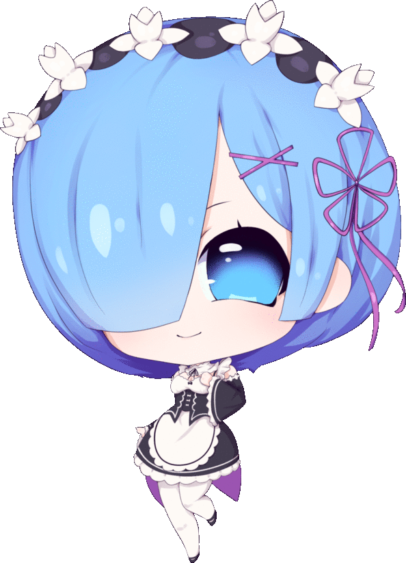 Chibi Vector Rem Re:Zero Rem Chibi by RyuSuzukii on DeviantArt