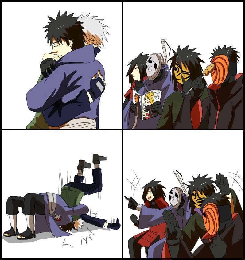 Obito tricked Kakashi O^Olll by AkatsukiMemberAkira on DeviantArt Obito tricked Kakashi O^Olll by AkatsukiMemberAkira on DeviantArt