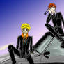 Suit Day Gaara and Naruto