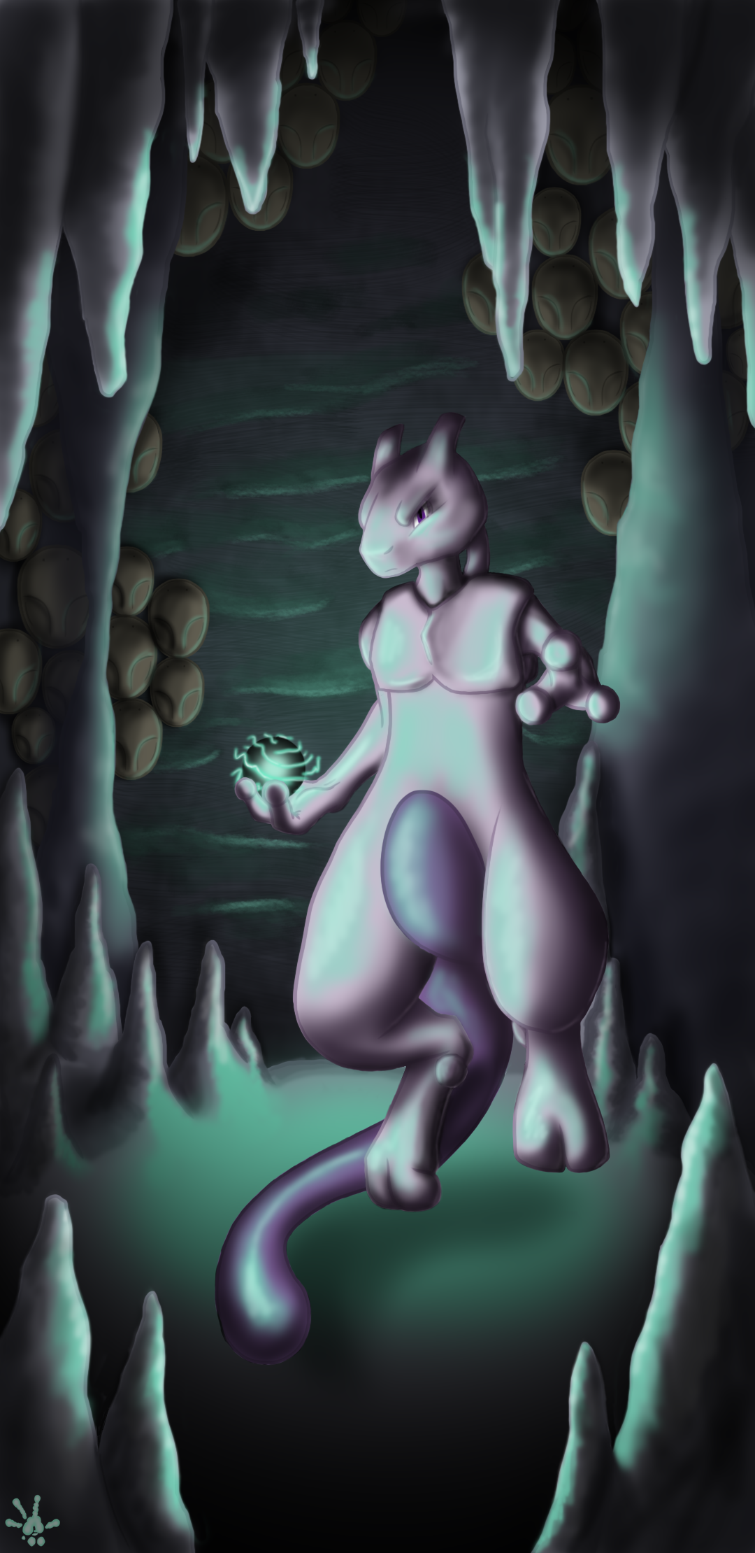 Mewtwo S8 Walpaper