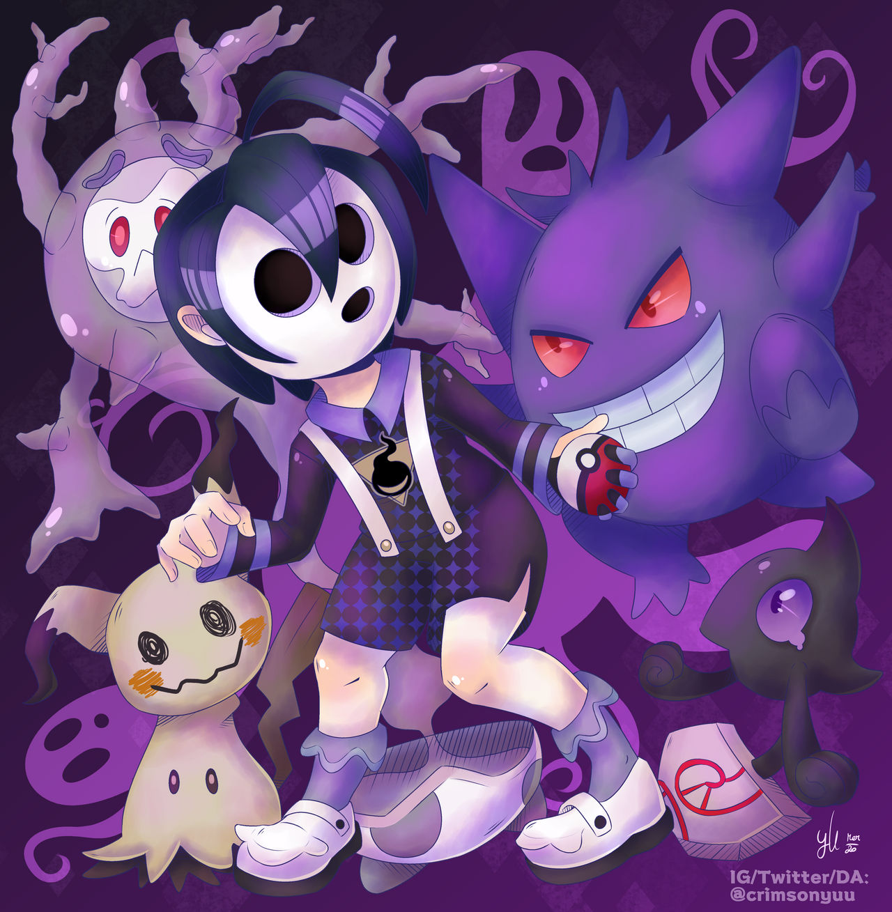 pokemon Allister and his team by crimsonyuu on DeviantArt
