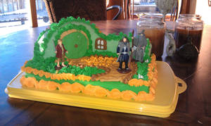 Bag End the cake