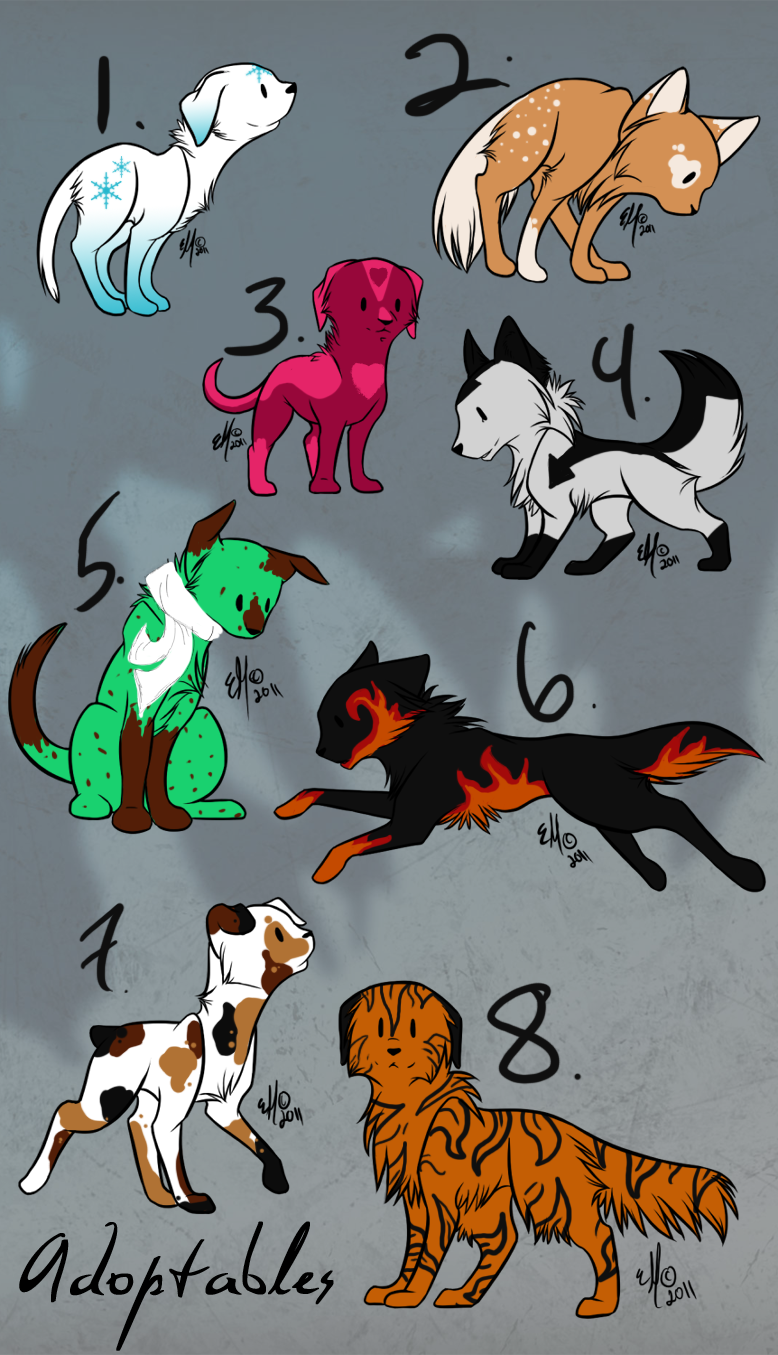 Pup Adoptables Set 1 |CLOSED|