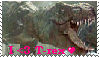 Stamp - I love t-rex by Carolzilla
