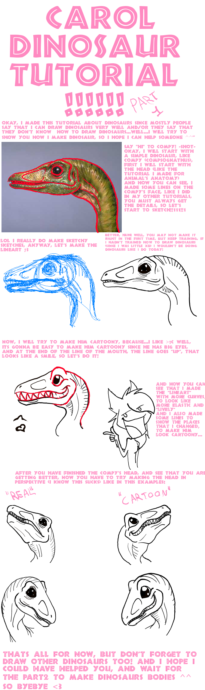 Carol Dinosaur tutorial part 1