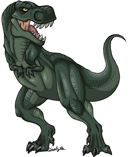 Tyrannosaurus rex by Carolzilla on DeviantArt