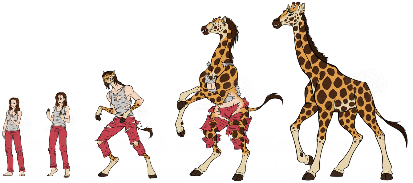 Giraffe Transformation - Commission by Carolzilla on DeviantArt