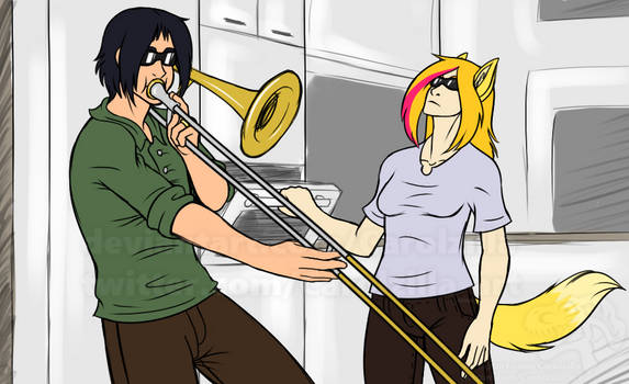 When Amber isn't home