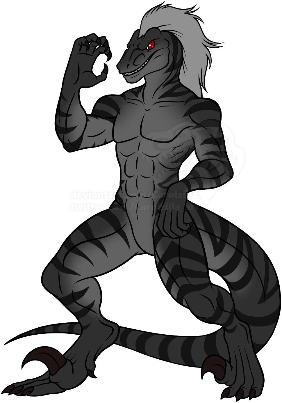 Devinquigleyart Ricky Raptor DevilRaptor - Commission by Carolzilla on DeviantArt