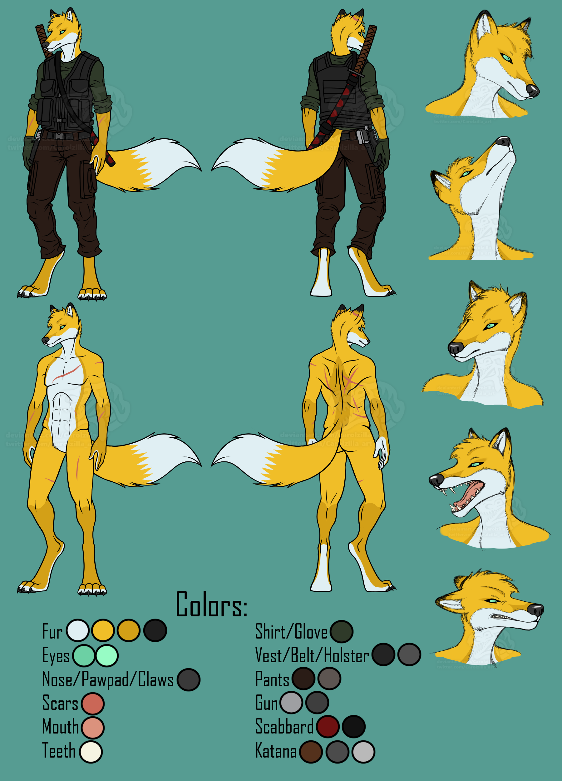 Nickale Ref Sheet - Commission