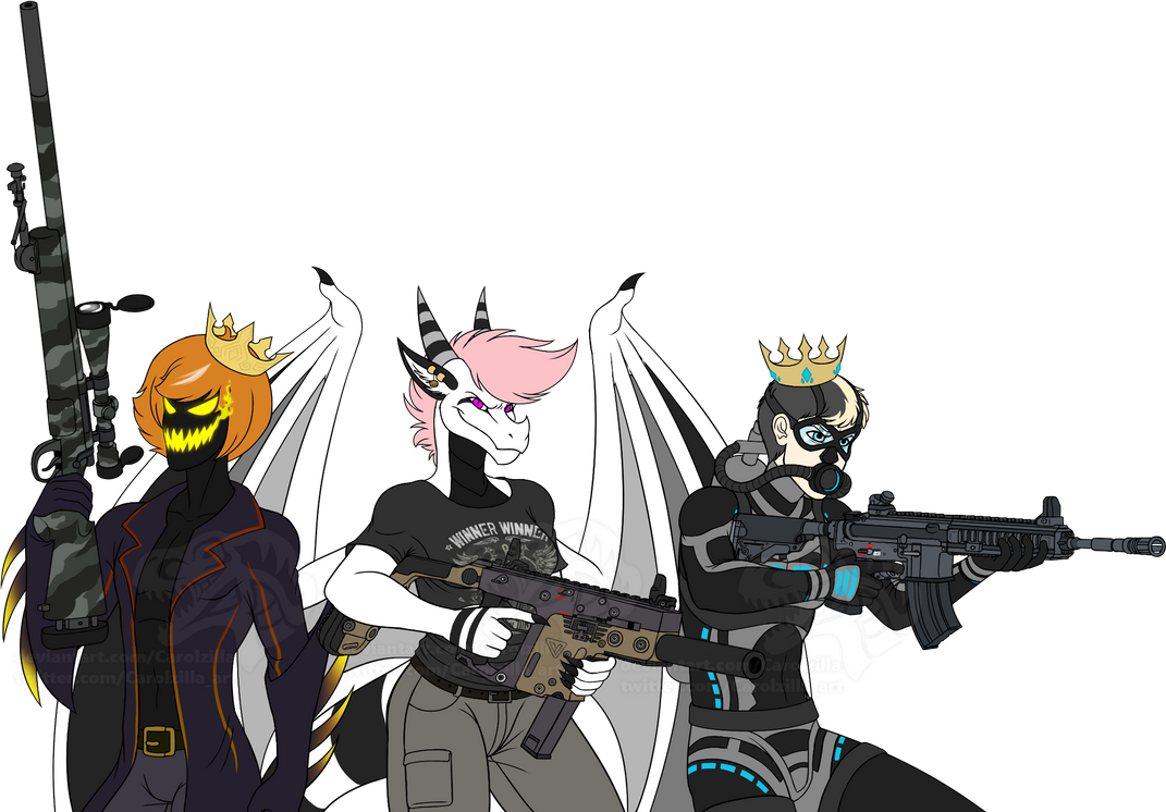PUBG Squad Commission By Carolzilla On DeviantArt