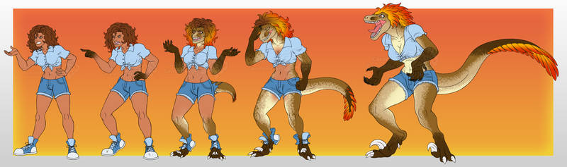 Brenda Raptor TF - Commission