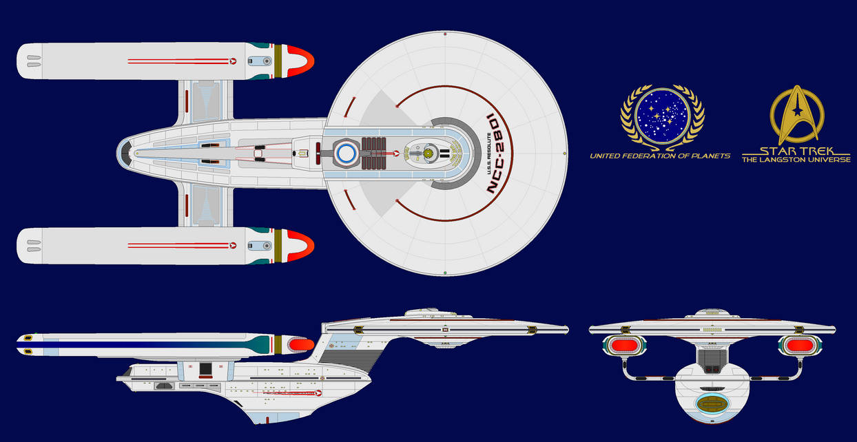 Resolute-Class Refit, circa 2356 by captDLangston on DeviantArt