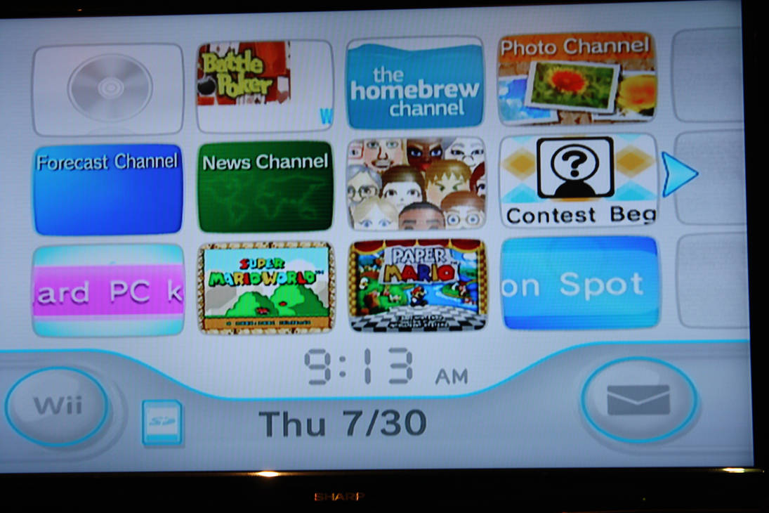 My Wii Menu by FoxFalcoFan on DeviantArt