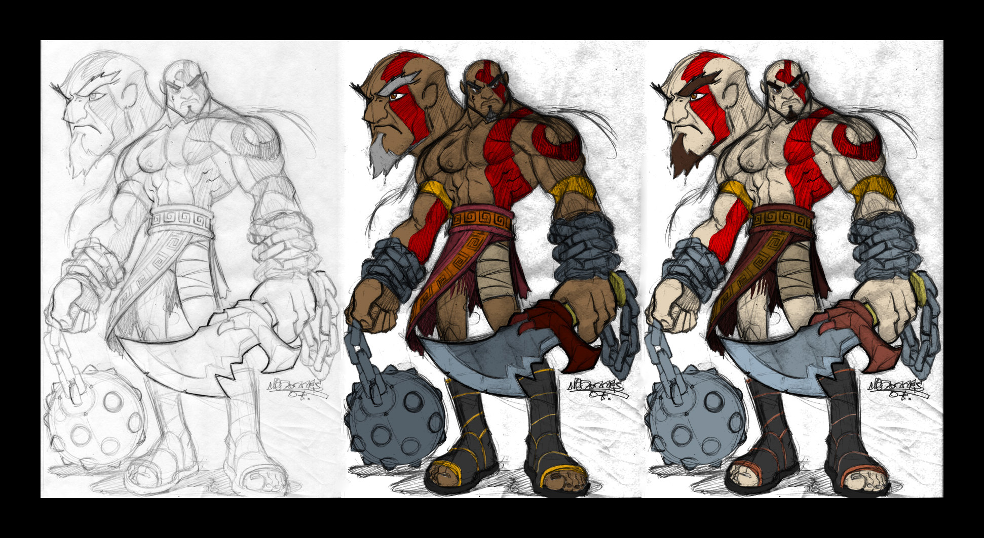 Kratos Recolored