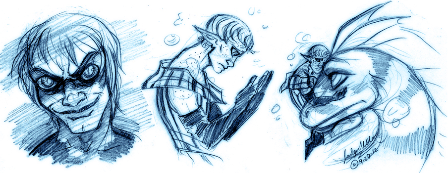 Underwater Brooding Sketches