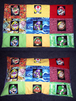 Mario Party Pillowcase