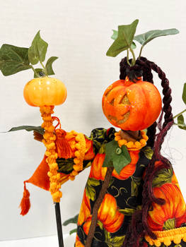 OOAK Rescue Doll - The Pumpkin Wizard