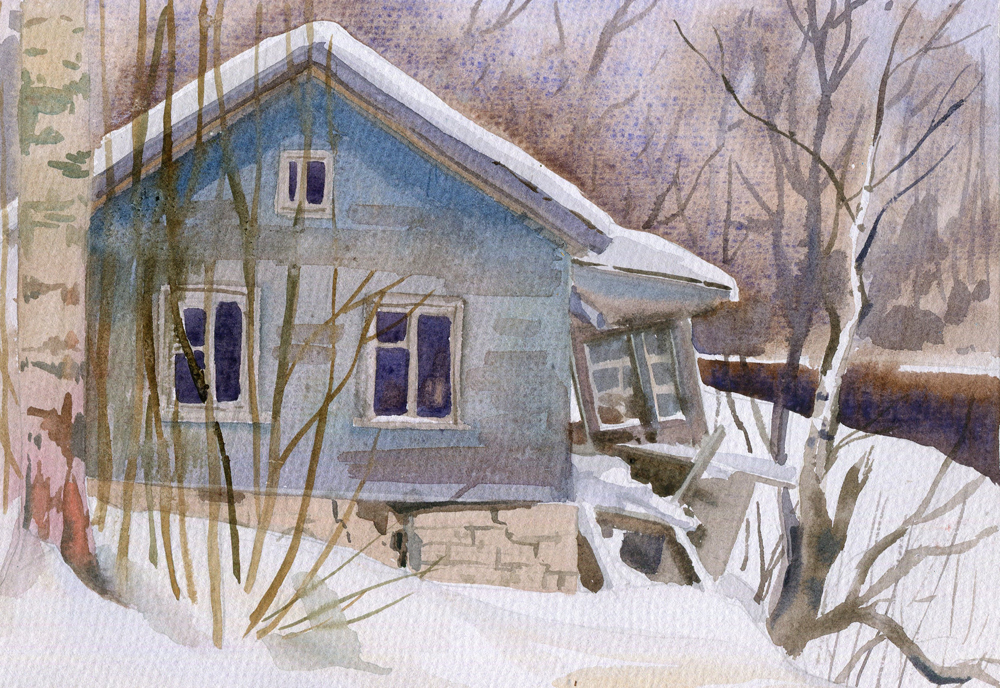 Winter small house