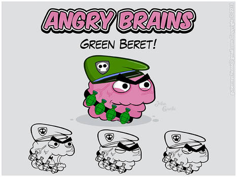 ANGRY BRAINS - Green Beret